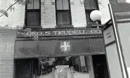 G.S. Trudell storefront cira 1925.
