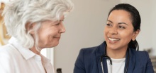 doctor meeting with patient